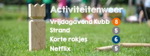 Kubb activiteitenweer