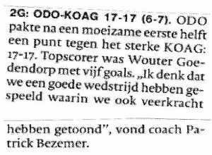 ODO - KOAG in AD Waterweg