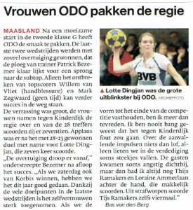 Vrouwen ODO pakken de regie